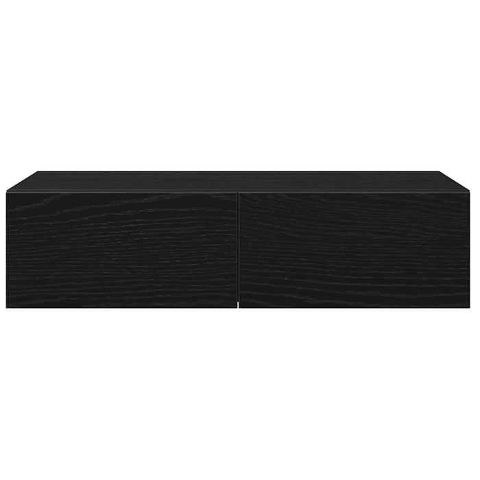 Raft de perete cu sertare negru 60x26,5x15 cm lemn prelucrat - WALTI WALTI