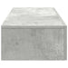 Raft de perete cu sertare Gri beton 60x26,5x15cm Lemn prelucrat - WALTI WALTI