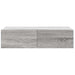 Raft perete cu sertare Gri Sonoma 60x26,5x15cm Lemn prelucrat - WALTI WALTI