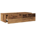 Raft perete cu sertare Lemn vechi 60x26,5x15 cm Lemn prelucrat - WALTI WALTI