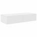 Raft de perete cu sertare, alb, 80x33x17 cm, lemn prelucrat - WALTI WALTI