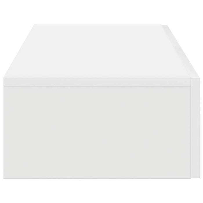 Raft de perete cu sertare, alb, 80x33x17 cm, lemn prelucrat - WALTI WALTI