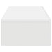 Raft de perete cu sertare, alb, 80x33x17 cm, lemn prelucrat - WALTI WALTI