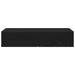Raft de perete cu sertare negru 80x33x17 cm lemn prelucrat - WALTI WALTI