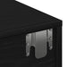 Raft de perete cu sertare negru 80x33x17 cm lemn prelucrat - WALTI WALTI