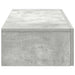 Raft de perete cu sertare Gri beton 80x33x17 cm Lemn prelucrat - WALTI WALTI