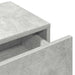 Raft de perete cu sertare Gri beton 80x33x17 cm Lemn prelucrat - WALTI WALTI