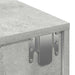 Raft de perete cu sertare Gri beton 80x33x17 cm Lemn prelucrat - WALTI WALTI