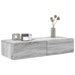 Raft de perete cu sertare Gri Sonoma 80x31x17 cm Lemn prelucrat - WALTI WALTI