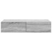Raft de perete cu sertare Gri Sonoma 80x31x17 cm Lemn prelucrat - WALTI WALTI