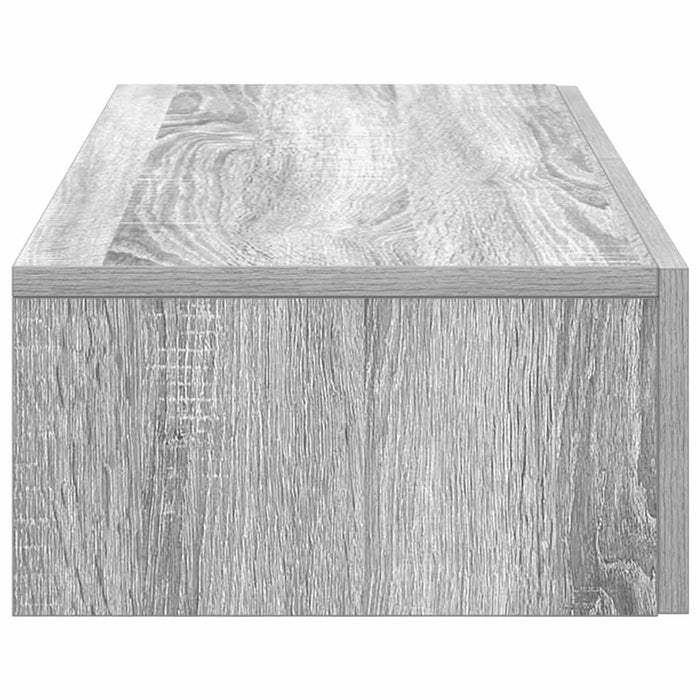 Raft de perete cu sertare Gri Sonoma 80x31x17 cm Lemn prelucrat - WALTI WALTI