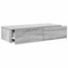 Raft de perete cu sertare Gri Sonoma 80x31x17 cm Lemn prelucrat - WALTI WALTI
