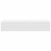 Raft de perete cu sertare, alb, 100x36x19 cm, lemn prelucrat - WALTI WALTI