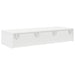 Raft de perete cu sertare, alb, 100x36x19 cm, lemn prelucrat - WALTI WALTI