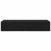 Raft de perete cu sertare negru 100x36x19 cm lemn prelucrat - WALTI WALTI