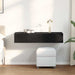 Raft de perete cu sertare negru 100x36x19 cm lemn prelucrat - WALTI WALTI