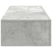 Raft de perete cu sertare Gri beton 100x36x19 cm Lemn prelucrat - WALTI WALTI