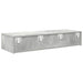 Raft de perete cu sertare Gri beton 100x36x19 cm Lemn prelucrat - WALTI WALTI