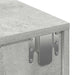 Raft de perete cu sertare Gri beton 100x36x19 cm Lemn prelucrat - WALTI WALTI