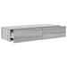 Raft de perete cu sertare Gri Sonoma 100x36x19cm Lemn prelucrat - WALTI WALTI