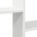 Raft cubic de perete cu 5 compartimente alb lemn prelucrat - WALTI WALTI