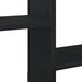 Raft cubic de perete cu 5 compartimente negru lemn prelucrat - WALTI WALTI