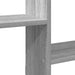 Raft cubic perete cu 5 compartimente sonoma gri lemn prelucrat - WALTI WALTI