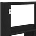 Raft cubic de perete cu 12 compartimente negru lemn prelucrat - WALTI WALTI