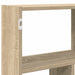 Raft cubic perete 12 compartimente stejar sonoma lemn prelucrat - WALTI WALTI