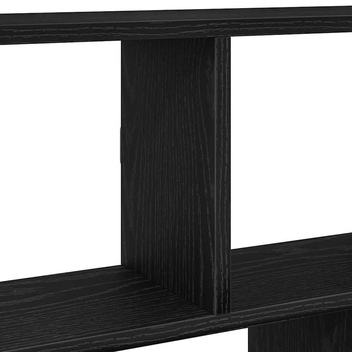 Raft cubic de perete cu 12 compartimente negru lemn prelucrat - WALTI WALTI