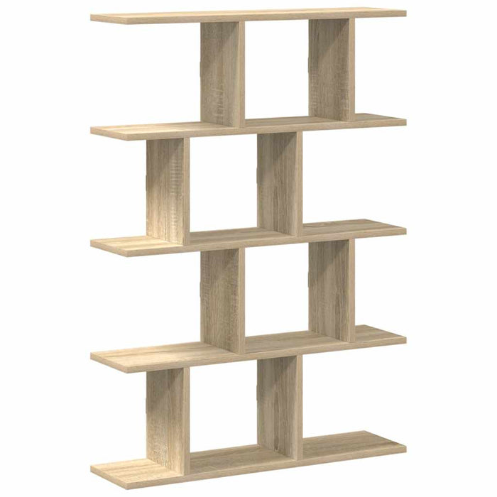 Raft cubic perete 12 compartimente stejar sonoma lemn prelucrat - WALTI WALTI