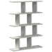 Raft cubic perete cu 12 compartimente gri beton lemn prelucrat - WALTI WALTI