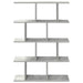 Raft cubic perete cu 12 compartimente gri beton lemn prelucrat - WALTI WALTI