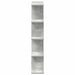 Raft cubic perete cu 12 compartimente gri beton lemn prelucrat - WALTI WALTI