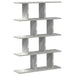 Raft cubic perete cu 12 compartimente gri beton lemn prelucrat - WALTI WALTI