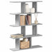 Raft cubic perete cu 12 compartimente sonoma gri lemn prelucrat - WALTI WALTI