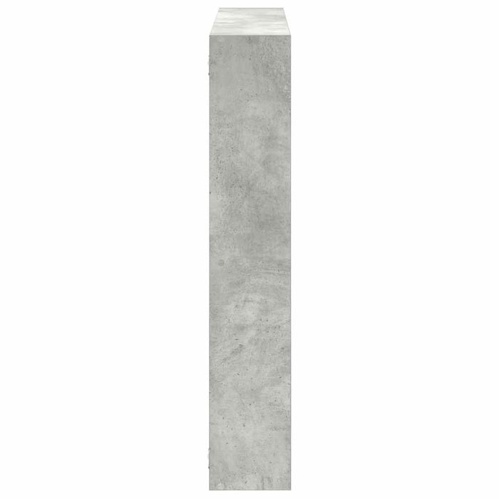 Raft cubic perete cu 7 compartimente gri beton lemn prelucrat - WALTI WALTI