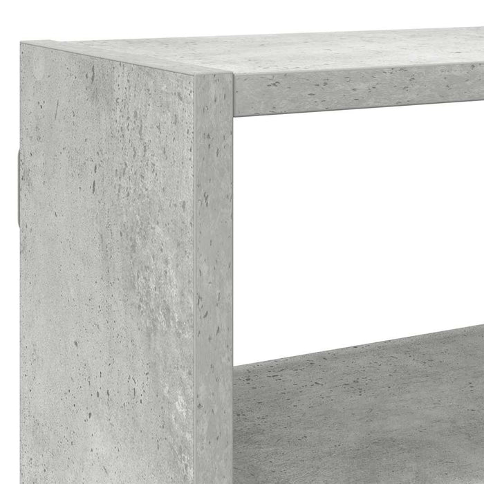 Raft cubic perete cu 7 compartimente gri beton lemn prelucrat - WALTI WALTI