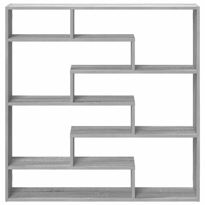 Raft cubic perete cu 7 compartimente sonoma gri lemn prelucrat - WALTI WALTI