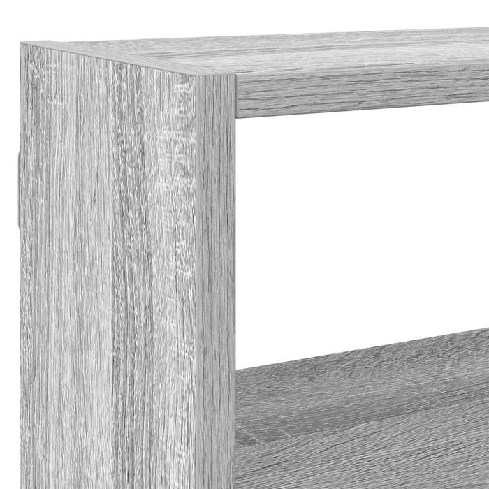Raft cubic perete cu 7 compartimente sonoma gri lemn prelucrat - WALTI WALTI