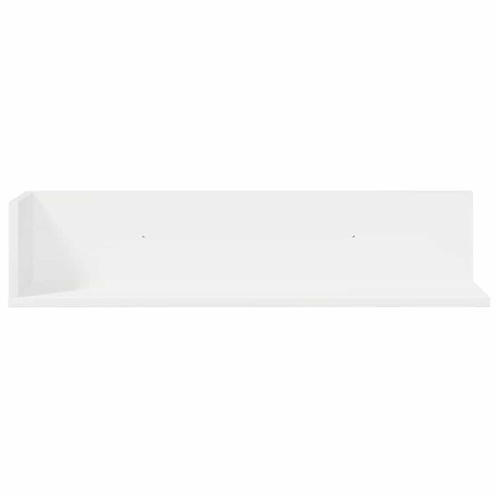 Rafturi de perete, 2 buc., alb, 75x16,5x16,5 cm, lemn prelucrat - WALTI WALTI