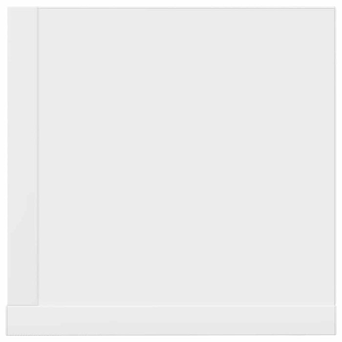 Rafturi de perete, 2 buc., alb, 75x16,5x16,5 cm, lemn prelucrat - WALTI WALTI
