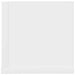 Rafturi de perete, 2 buc., alb, 75x16,5x16,5 cm, lemn prelucrat - WALTI WALTI