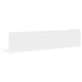 Rafturi de perete, 2 buc., alb, 75x16,5x16,5 cm, lemn prelucrat - WALTI WALTI