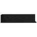 Rafturi de perete 2 buc. negru, 75x16,5x16,5 cm, lemn prelucrat - WALTI WALTI