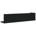 Rafturi de perete 2 buc. negru, 75x16,5x16,5 cm, lemn prelucrat - WALTI WALTI