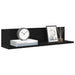 Rafturi de perete 2 buc. negru, 75x16,5x16,5 cm, lemn prelucrat - WALTI WALTI