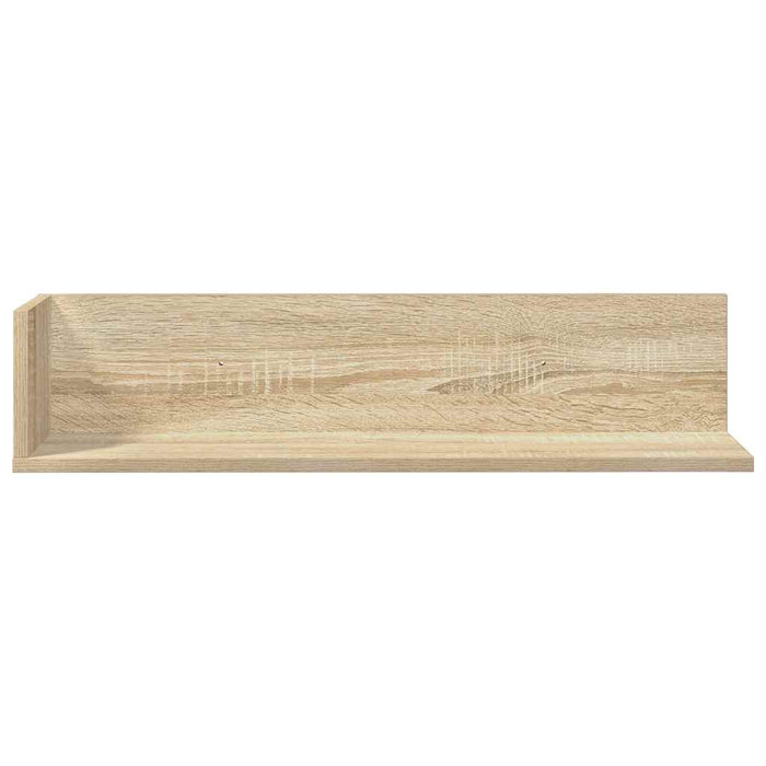 Rafturi de perete, 2 buc., stejar sonoma, 75x16,5x16,5 cm, lemn - WALTI WALTI