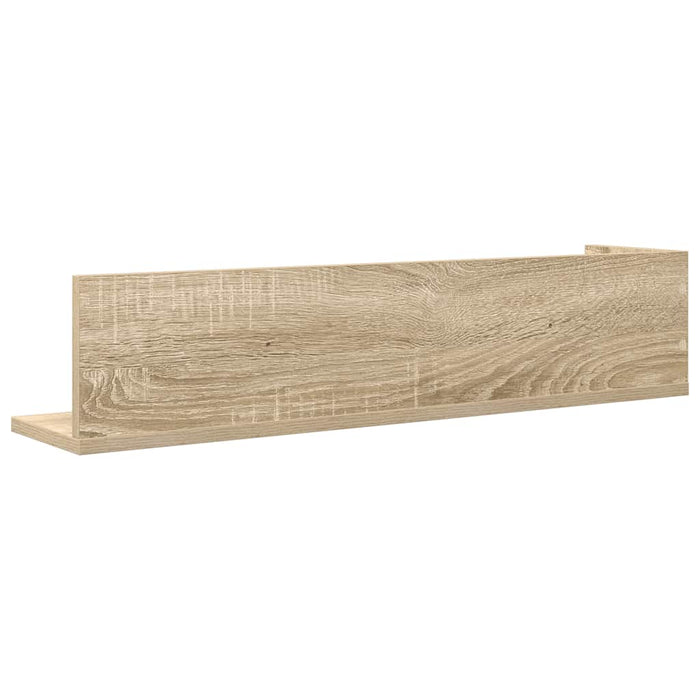 Rafturi de perete, 2 buc., stejar sonoma, 75x16,5x16,5 cm, lemn - WALTI WALTI