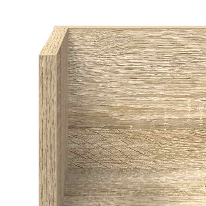 Rafturi de perete, 2 buc., stejar sonoma, 75x16,5x16,5 cm, lemn - WALTI WALTI
